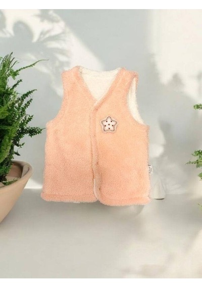 Bebidof Bebek Peluş Yelek-15257 Somon