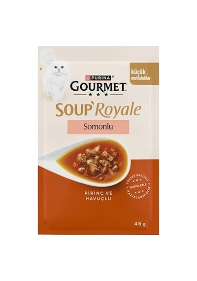 Gourmet Gold Soup Royale Somon Etli Kedi Çorbası 30x45g