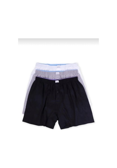 Jiber Erkek Pamuklu Büyük Beden Karışık Renkli Boxer 183 - 9 Adet 001