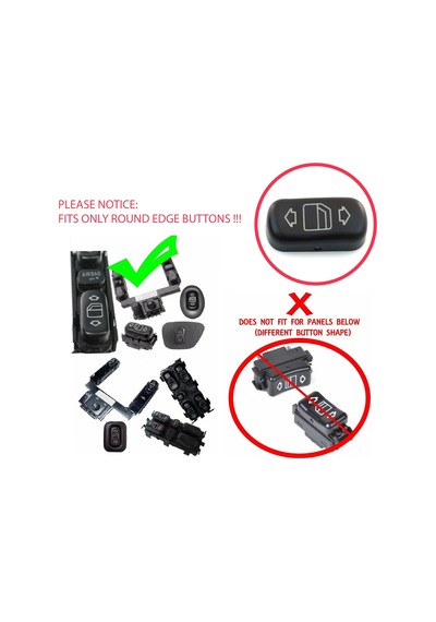 Cam Açma Düğme Kapağı Mercedes W210 S210w202 S202 2108208210 İçin