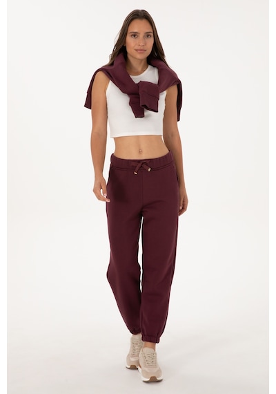 U.S. Polo Assn. Kadın Bordo Jogger Eşofman Altı 50307736-VR177