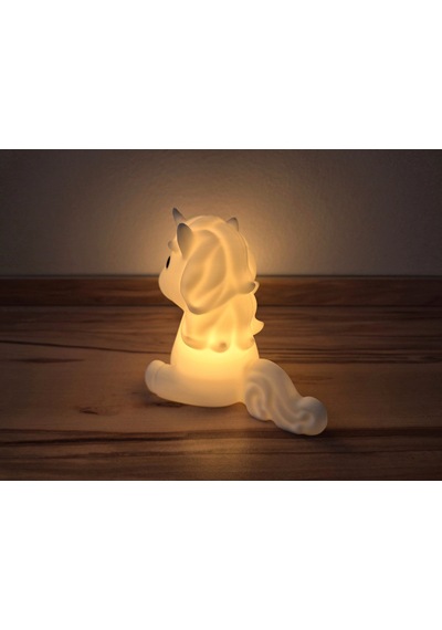 En-cag Sevimli Tek Boynuzlu At Formlu Tealight Mumluk Çocuk Odası Dekoratif Mum Tutucu Bss Çok Renkli