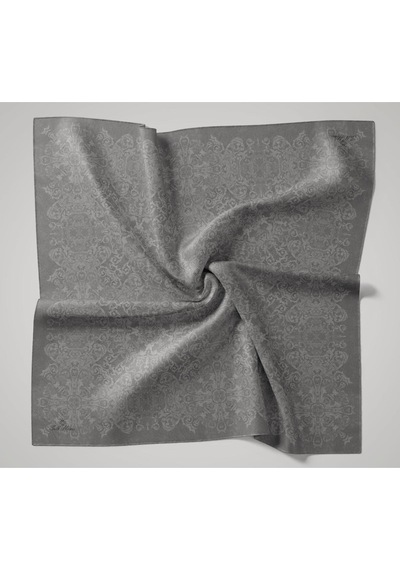 Silk Home Shiny Eşarp 75012-10 Füme, Gümüş