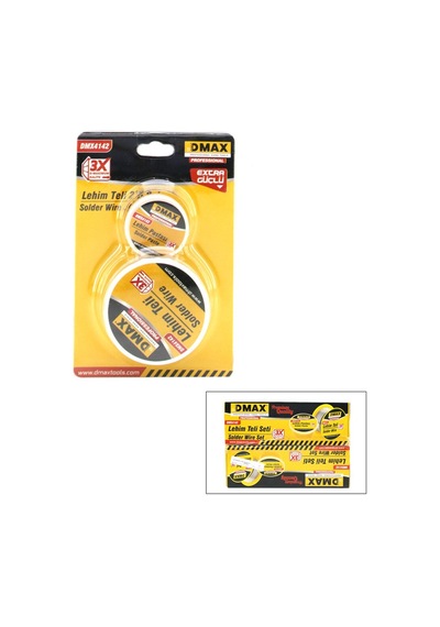 Dmax Bhd-00141 Lehim Teli Ve Pasta Seti - 2 Parça- 24'li Paket