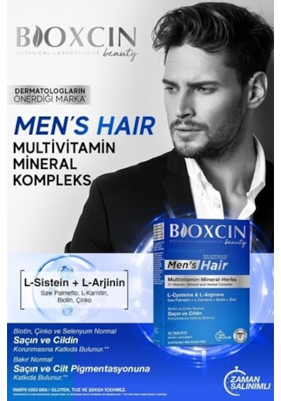 Bioxcin Men's Hair Multivitamin 30 Tablet