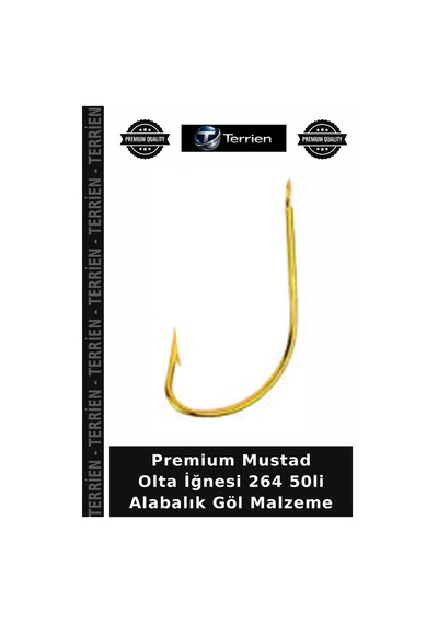 Premium Mustad Olta İğnesi 264 50li Alabalık Göl Malzeme No:3