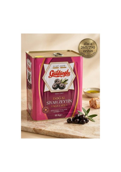 Alaca Zeytin 10 Kg Teneke Kutu 260-290 Kalibre Orta-iri Boy