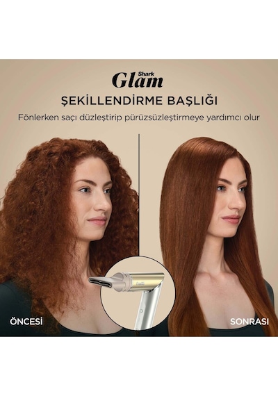 Glam 5 Başlıklı Düz,dalgalı Ve Bukleli Çok Amaçlı Saç Şekillendirici - Gold