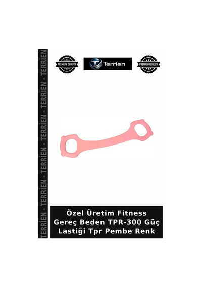 Özel Üretim Fitness Gereç Beden Tpr-300 Güç Lastiği Tpr Pembe Renk