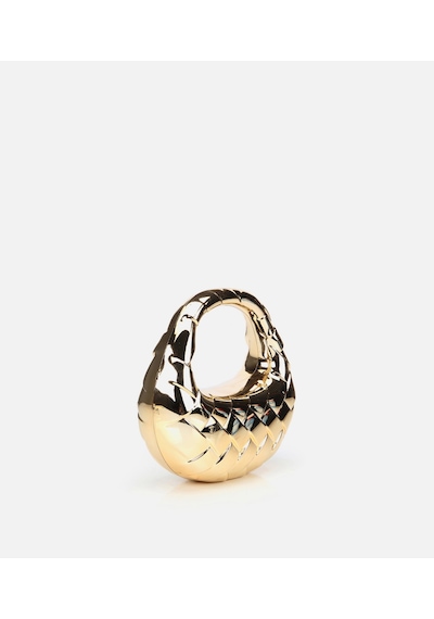 Hotiç Kadın Gold Metalik Dokulu Portföy Çanta 03cah312280a540 Gold