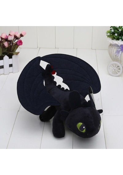 Ejderhanı Nasıl Eğitirsin Gecenin Öfkesi Dragon Sevimli 25 Cm Pel Ejderhanı Nasıl Eğitirsin Gecenin Öfkesi Dragon Sevimli 25 Cm Pel