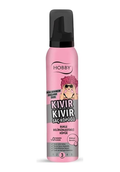 Hobby Kıvır Kıvır Saç Şekillendirici Krem 150 ML + Jöle 150 ML +  Köpük 150 ML