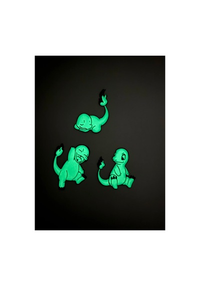 Karanlıkta Parlayan Pokémon Serisi Duvar Süsü