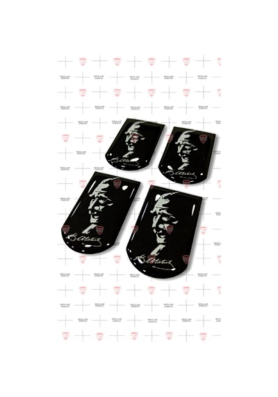 4'Lü Kemal Atatürk Damla Sticker