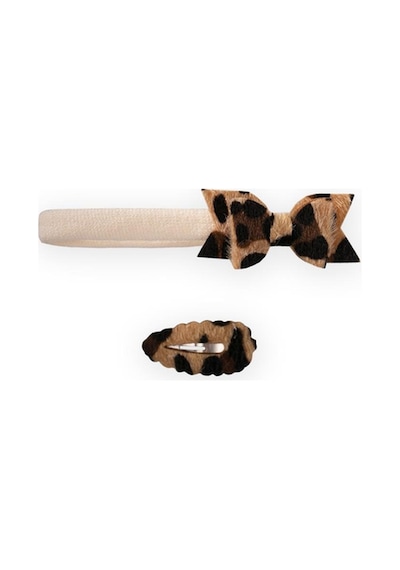Cigit Tokalı Ve Kurdeleli Bandana Leopar Desen Leopar