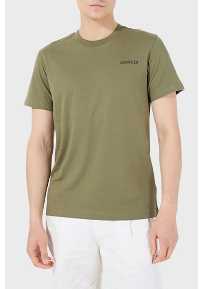 Calvin Klein Erkek T Shirt Km0km01146 Lb6 Haki Haki