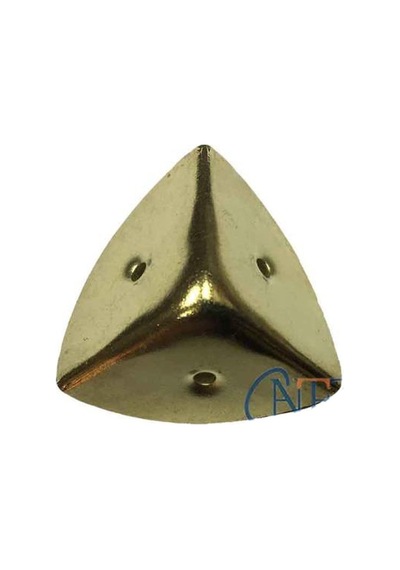 Dekoratif, Kutu, Sandık Köşesi - 45x28 Mm, Büyük, Sarı, 100 Adet -