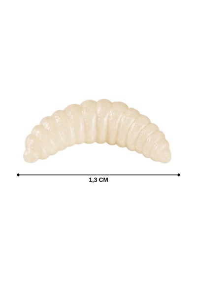 Silikon Yem - Kokulu - Lrf Ve Aji Yemi - Maggot - Beyaz - Power Bait 9954