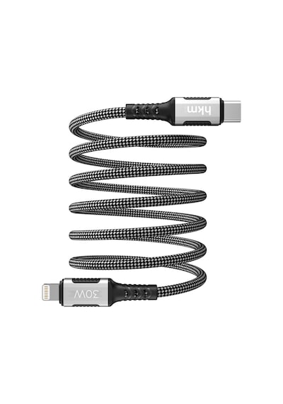 Dynamic 30W Hızlı Şarj Mıknatıslı Type-C To Lightning Şarj Ve Data Aktarım Kablosu 1 Metre Siyah