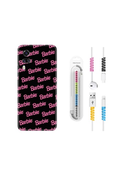 Vivo Y51 Kılıf Kablo Koruyuculu Barbie 1404