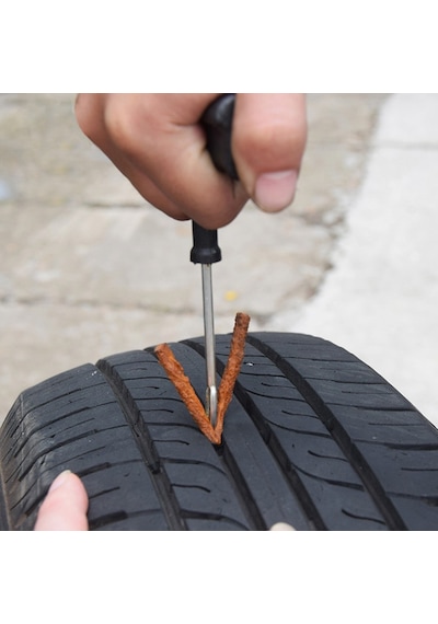 Tubeless Dublex Dış Lastik Tamir Seti-Lastik Fitil Kiti-5 Fitilli