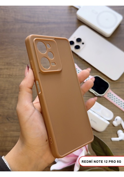 Redmi Note 12 Pro 5g Uyumlu Kamera Korumalı Darbeye Dayanıklı Renk Atmayan Keep Silikon Kılıf Kahverengi Redmi Note 12 Pro 5g Uyumlu Kamera Korumalı Darbeye Dayanıklı Renk Atmayan Keep Silikon Kılıf Kahverengi