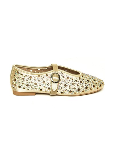 Fox Shoes U820086704 Ten Kumaş Kadın Babet Ten-kumaş Ten Rengi