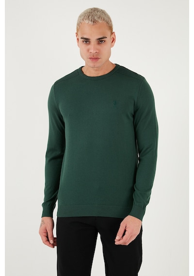 U.S. Polo Assn. U.s. Polo Assn Erkek Kazak G081sz0tk2226959 Koyu Yeşil Koyu Yeşil