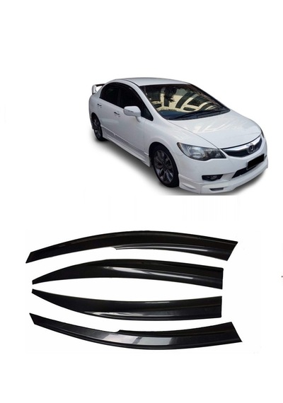 Honda Civic Fd6 2006.2012 Ön Arka 4.lü Cam Rüzgarlığı