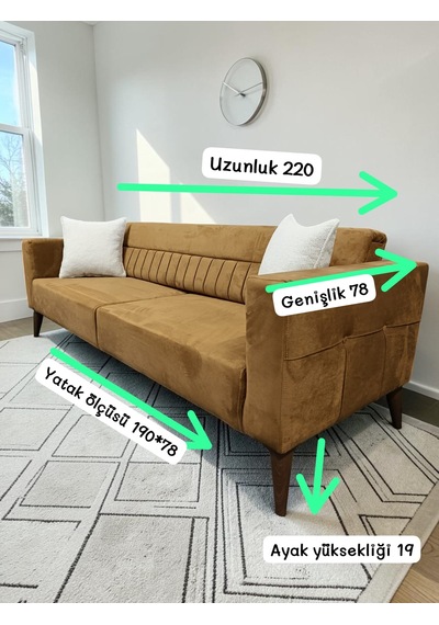 Mimoza Koltuk Takımı Hardal