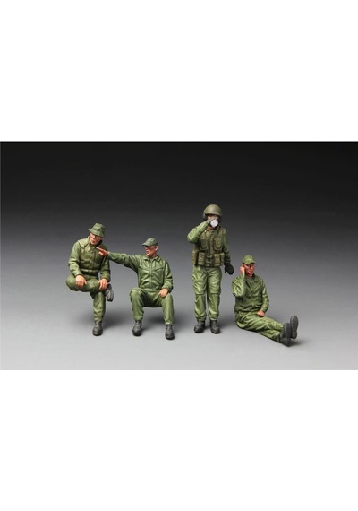 Meng Hs-002 1/35 Ölçek, Idf Tank Mürettebatı, 4 Adet, Plastik Figür Model Kiti-48701
