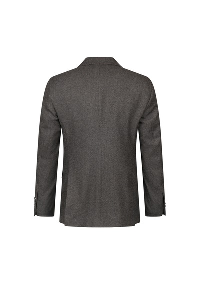 Hatemoğlu Kahverengi Slim Fit Kruvaze Klasik Takım Elbise 1973954 Kahverengi