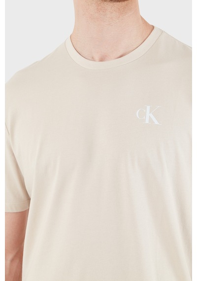 Calvin Klein Erkek T Shirt Lv14rf852g 2jx Bej