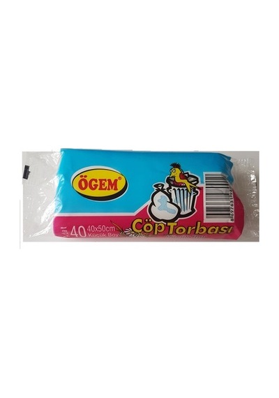 Ögem Küçük Boy Çöp Torbası 5 Adet Beyaz 40 x 50 CM
