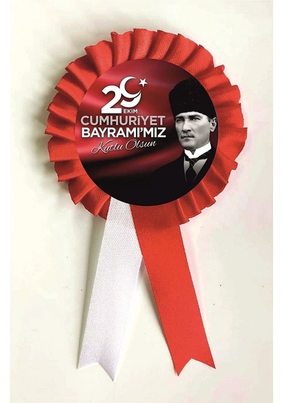 23 Nisan Ulusal Eğemenlik Ve Çocuk Bayramı Saten Kokart