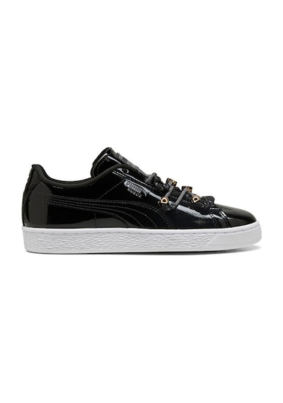 Puma Suede Bloom Patent Wns Kadın Günlük Ayakkabı 40900102 Siyah
