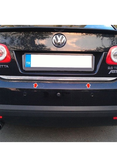 Volkswagen Jetta Krom Bagaj Alt Çıta 2006-2011 Paslanmaz Çelik