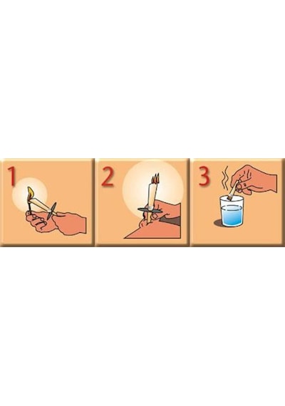 Vakumlu Ear Candle Doğal Kulak Temizleme Mumu Çubuğu
