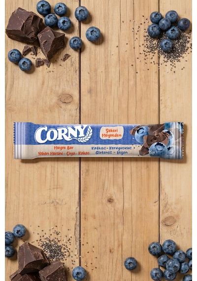 Yabanmersini Chia Kakaolu Glutensiz Vegan Meyve Bar 35g X 12 Adet