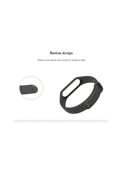 Xiaomi Mi Band 2 Silikon Kordon-Siyah