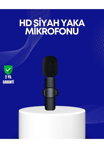Ceylan Adam Lightning Girişli 2 Li Kablosuz Yaka Mikrofonu Çift Kişilik Kayıt