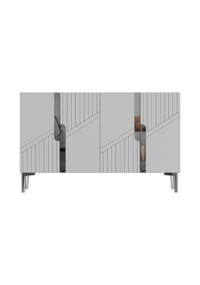 Ka1228bs Evva120 Konsol, Kahve Köşesi Ve Tv Sehpası, Çok Amaçlı Dolap Beyaz - Sılver 120cm Ka1228bs Evva120 Konsol, Kahve Köşesi Ve Tv Sehpası, Çok Amaçlı Dolap Beyaz - Sılver 120cm
