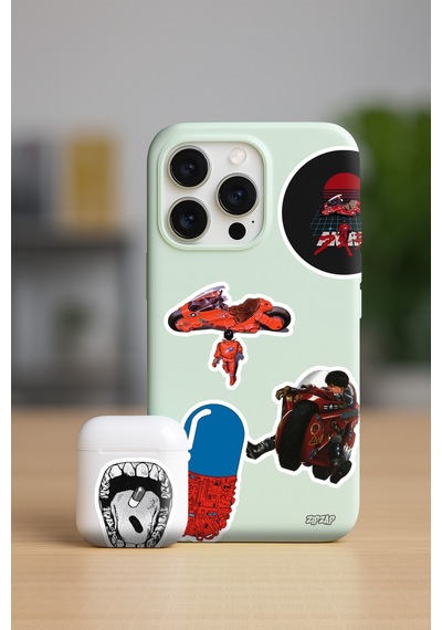 Akira Anime Sticker Paketi 20 Adet Çok Renkli