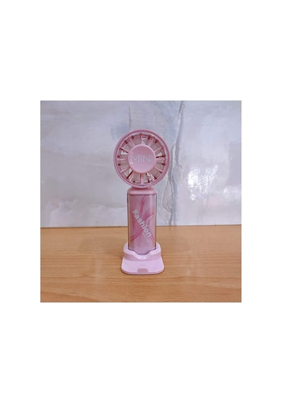 Fashion Mini Şarjlı El Fanı Masaüstü Telefon Standlı Serinletici Vantilatör Soğutucu Fan