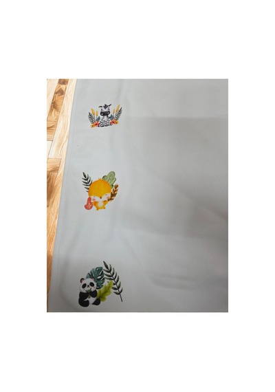 Anı Battaniyesi Bebek Aylık Oldum Battaniye Ekru