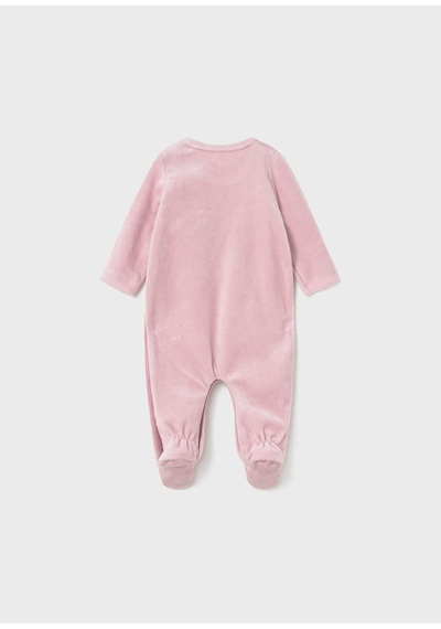 Mayoral Newborn Kız Bebek 2li Kadife Tulum Pembe