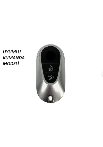 Mercedes Yeni Kumanda İçin Uyumlu Karbon Anahtarlık Anahtar Kabı Keychain