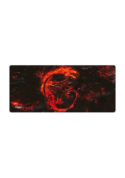 Digipod Gaming Oyuncu Mousepad 90x40 Xxl Kaymaz Taban Kızıl Ejderha 4mm Kalınlık