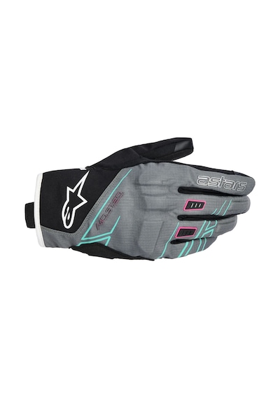 Alpinestars Stella Moblast Wp Korumalı Kadın Motosiklet Eldiveni Gri Siyah