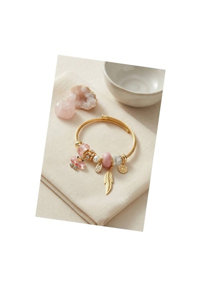 Pembe Model Charmlı Bileklik Tj-bb8737 Evimdeyokyok